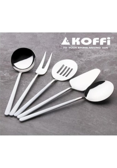 Koffi Kf-2439 5 Parça Premium Servis Seti Inox