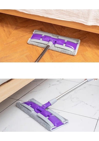 Toysnet Mor Teleskopik Mandallı Mikrofiber Sihirli Mop Yüzey Temizleyici