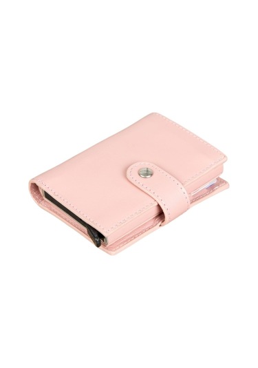 Palertag Deri Cüzdan, Apple Airtag Uyumlu Pembe Pembe