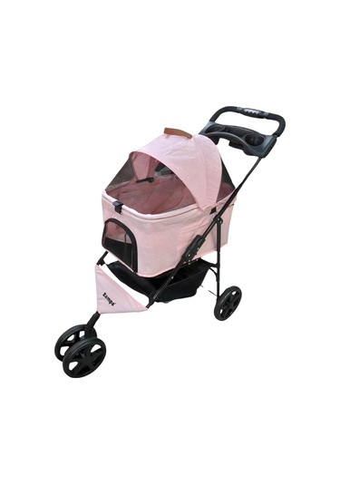 Zampa Venüs Kedi & Köpek Arabası Pembe 50x80x90 Cm