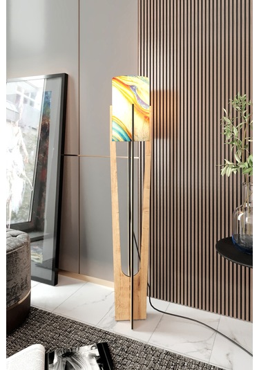 Minimalist Lambader Safir Meşe Şapka Rengi