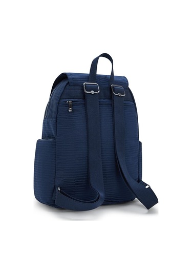 Kıplıng City Zip S Küçük Boy Sırt Çantası Lacivert Nıght Ocean Jacquard Lacivert