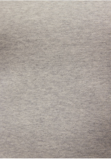 Mavi - Uzun Kollu Gri Crop Basic Tişört 1612822-88467 Gri