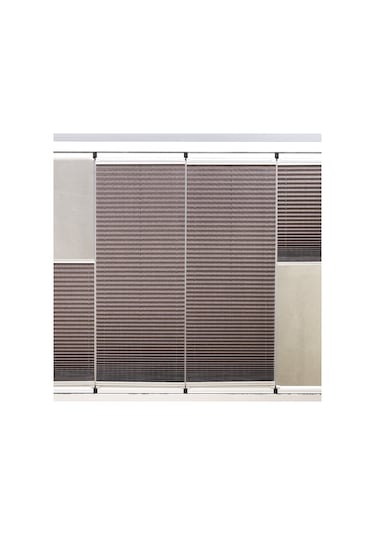 Cam Balkon Plise Perde Keten Serisi Vip 4 Renk, Alüminyum Kasa (442389875)