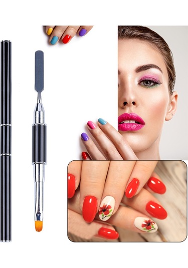 Reedark 132 Parça Tırnak Uzatma Seti: 120 Adet Farklı Boy Tırnak Formu, 10 Adet Tırnak Klembi, 1 Adet Çift Uçlu Fırça Ve 1 Adet Tırnak File