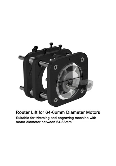 Tenfowee Alüminyum Router Masa Altlığı - Manuel 51mm Yükseklik Ayarı - Tahta İşleme Lifti Sistemi