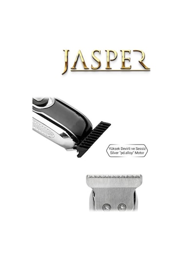 Jasper 1011 T Bıçak Saç Sakal Şarjlı Tıraş Makinesi