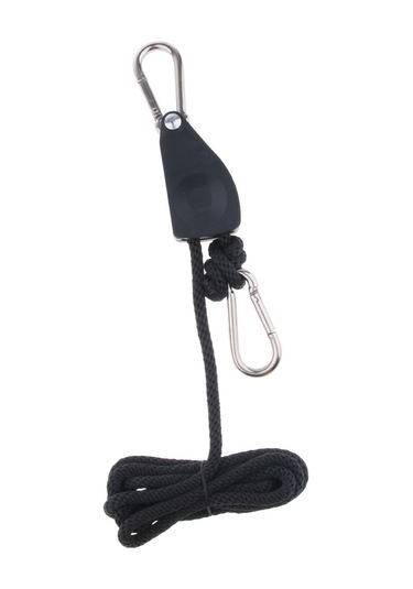 Homyl Guy Hattı Koşucu Kamp Çadır Tente Halat Kasnak L Siyah