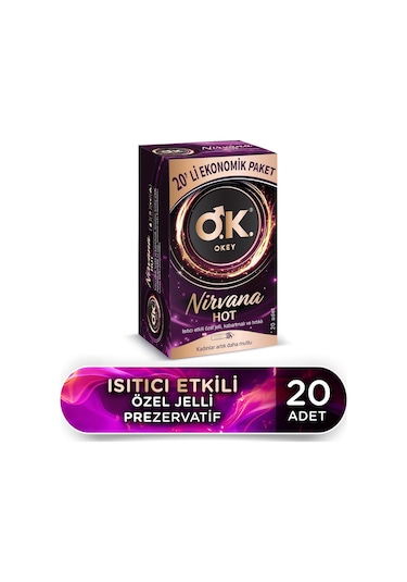 Okey Nirvana Hot Prezervatif 20'li