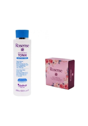 Matlaştırıcı Tonik 200 ml + Gül Yapraklı Bakım Sabunu 2'li Set