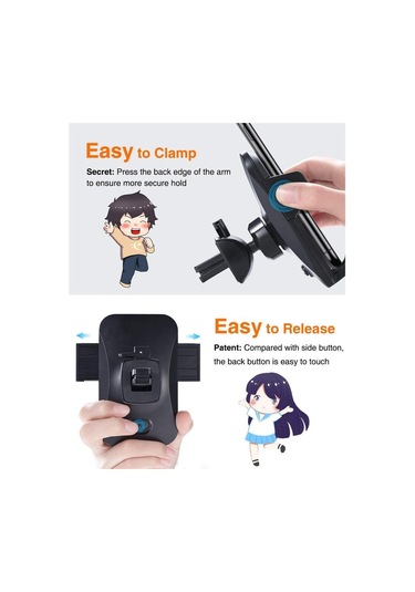 Araç Telefon Tutucu Torpidoya Yapışan Jel Vantuzlu C81A-138B-Siyah