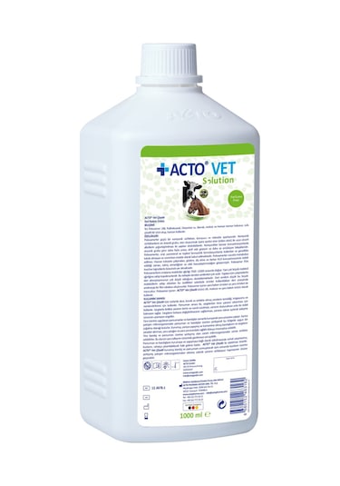Acto Vet Solution Büyükbaş Hayvanlar İçin Yara Bakım Solüsyonu 1 L
