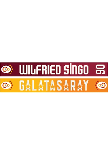 Gsstore Galatasaray Wilfried Singo Welcome Şal Atkı U251577 Sarı - Kırmızı