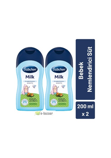 Bübchen Bebek Nemlendirici Süt 200 ml - 2'li Paket