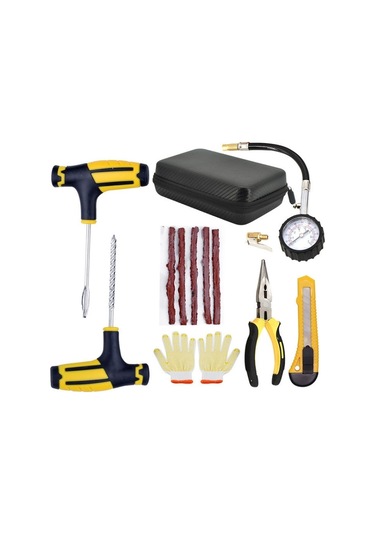 Sones 8 Adet Otomotiv Vakum Lastik Tamir Aracı Araba Lastiği Yama Alet Seti