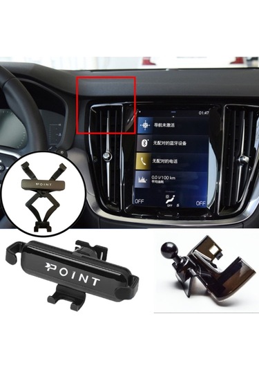 Volvo S60 Araca Özel Cep Telefonu Tutacağı Robotik Oynar Başlıklı 2018-2024 Arası Profesyonel Ürün