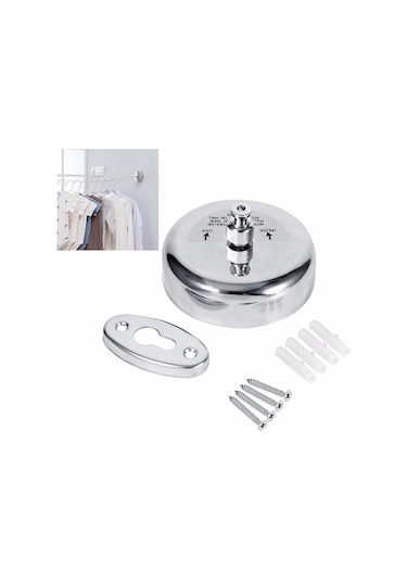 Geri Çekilebilir Çamaşır İpi 2,8 Metre / 9,18 Ft Elbise Kurutma Rafı Diğer