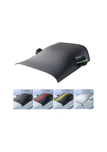 Araç Ön Camı Kar Ve Antifriz Kalınlaştırılmış Araç Örtüsü, Boyut: Siyah Kırmızı Suv