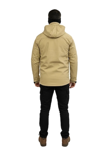 Mysia Outdoor Bej Soft Shell Mont İçi Polarlı Bej