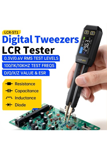 Fnirsi Lcr-st1 Mini Akıllı Dijital Cımbız Lcr Smd Esr Transistör