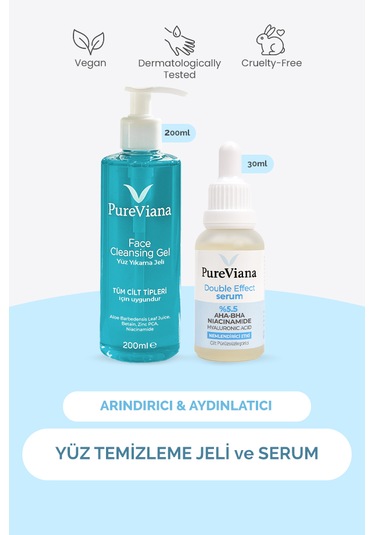 Pureviana Arındırıcı & Aydınlatıcı Cilt Bakım Seti
