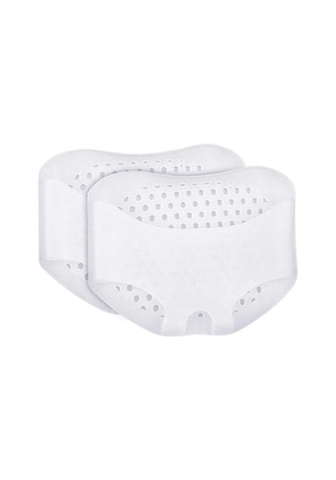 2 Adet 1 Çift Silikon Metatarsal Pedler Ayak Ayırıcı Ağrı Kesici Ayak Pedleri Ortez Ayak Masajı Tabanlık Ön Ayak Çorap Ayak Bakımı Açık Gri