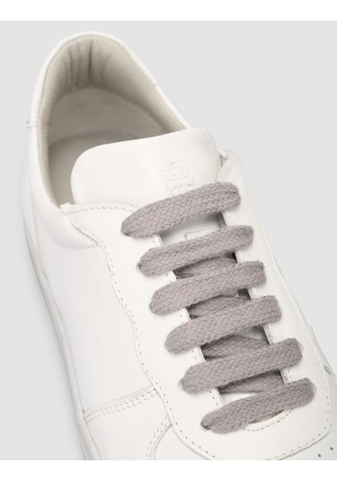 Monamae Beyaz - Gri Detaylı Kadın Sneaker Beyaz