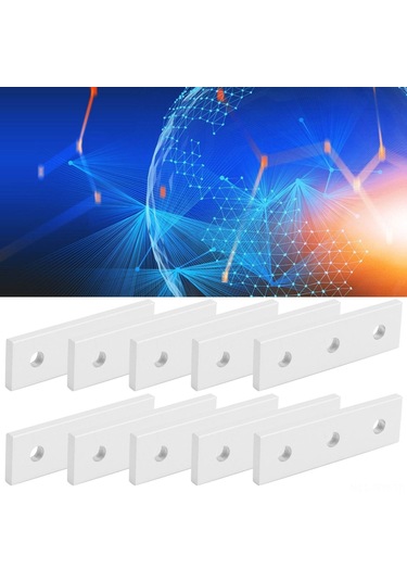 Tenfowee Alüminyum Profil Bağlantı Plakası 3030-3 Delik - Ev Ve Endüstriyel Kullanım, Dayanıklı, 10 Adet Paket Diğer