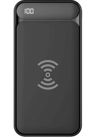 S-Link IP-217W 10000 mAh LCD Ekranlı Taşınabilir Şarj Cihazı Powerbank Siyah