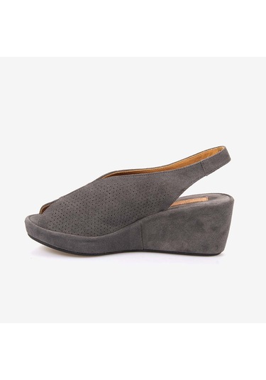 Hawen Angels Kadın Sandalet 5507 Gri