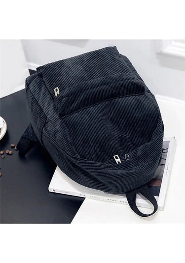 Zyzqstore Yeni Moda Kadın Kadife Sırt Çantası, Kolej Kullanımı, Çok Renkli Seçenekler Çok Renkli