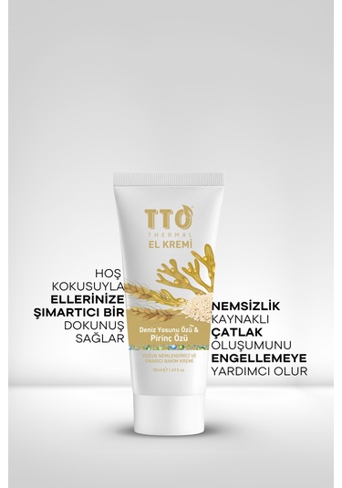 Tto Thermal El Kremi Deniz Yosunu Özü & Pirinç Özü 50 Ml
