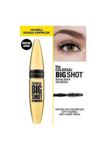 Maybelline New York The Colossal Big Shot Daring Black Maskara