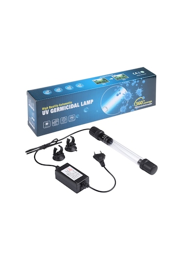 Uv-013 13w Ultraviyole Antiseptik Lamba Akvaryum İçin Dezenfeksiyon Işığı, Ab Tak