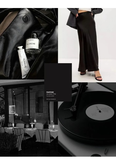 Lu&be Saten Maksi Etek 237244419 Siyah