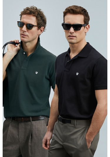 Lufian Erkek T Shirt 111040206s2 Siyah-haki Siyah-haki