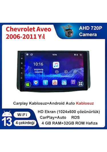 Chevrolet Aveo 2006-2011 Yıl 4gb Ram 32gb Rom Multimedya Android