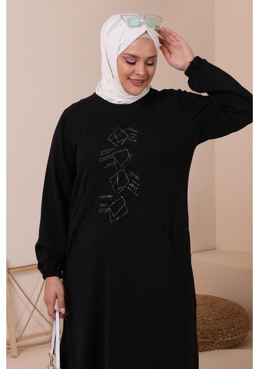 Kadin Buyuk Beden Alt-üst Takım Cepli Ve Taş İşlemeli 001