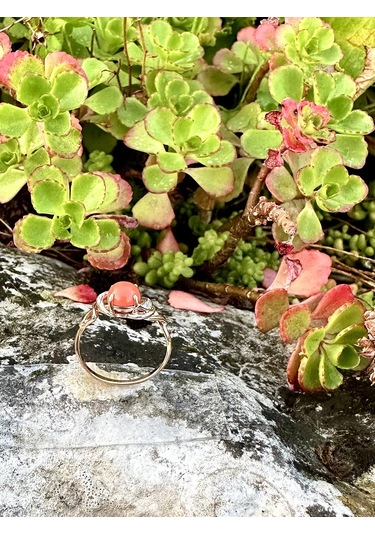 Elana Preslenmiş Koral İle Yüzük 189064390 Diğer