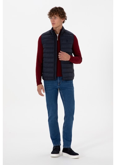 U.s. Polo Assn. Erkek Lacivert Yelek Dokuma 50310039-vr033 Lacivert