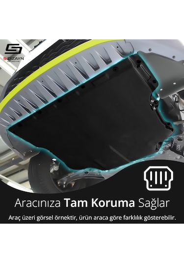 S-dizayn Citroen C. Elysee Çelik Karter Muhafaza Koruma 2013 Üzeri A+ Kalite