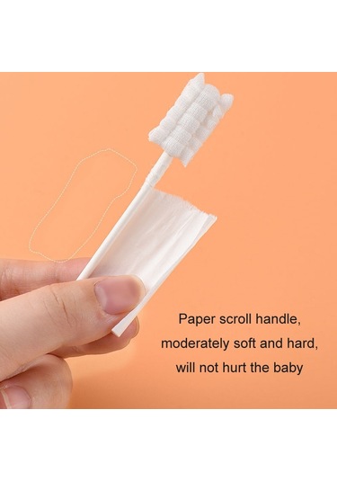 Sones Cuyuansd 30 Adet/kutu Bebek Ağız Temizleyici Dil Temizleme Gazlı Bez Çubuğu, Stil: Klasik