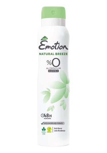 Emotion Natural Breeze Kadın Deodorant 150 Ml 6 Adet
