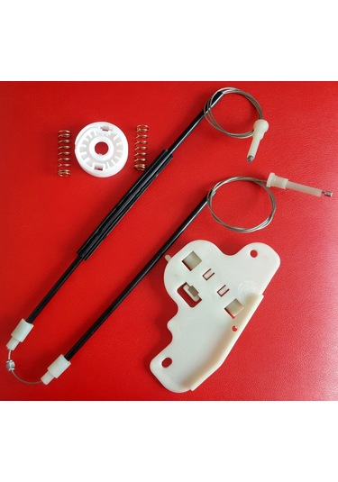 Peugeot 407 Arka Sol Cam Kriko Teli ve Tamir Seti