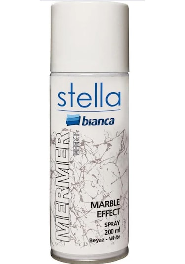 Bianca Stella Mermer Efekt Sprey Beyaz