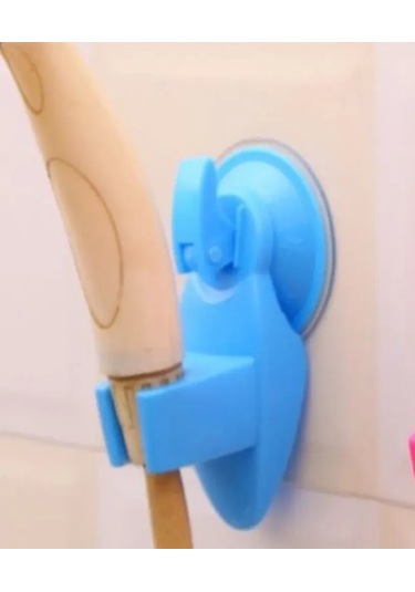 Gajeena Mavi Plastik Duş Başlığı Tutucusu, Sürekli/geçici Kullanım, Süction Cup İle Kurulum, Yükseklik Ve Açı Ayarlı, Modern Tarz Mavi