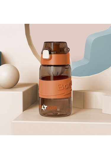 Rogfer 8012 Dış Mekan Büyük Kapasiteli Spor Kupası Anti-darbe Fitness Su Isıtıcısı, Kapasite: 500ml Fırtına Turuncusu Diğer Diğer