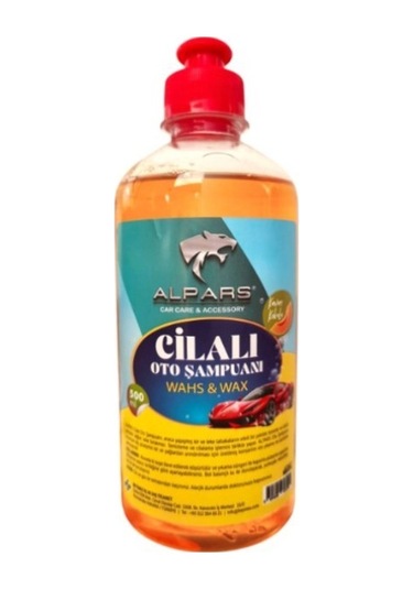 Alpars Cilalı Oto Araba Şampuanı Kavun Kokulu 500 Ml Ve Oto Yıkama Süngeri