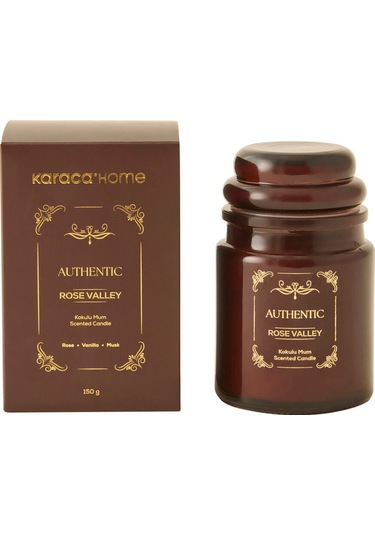 Karaca Home Authentic Serisi Rose Valley Kokulu Mum Kahverengi