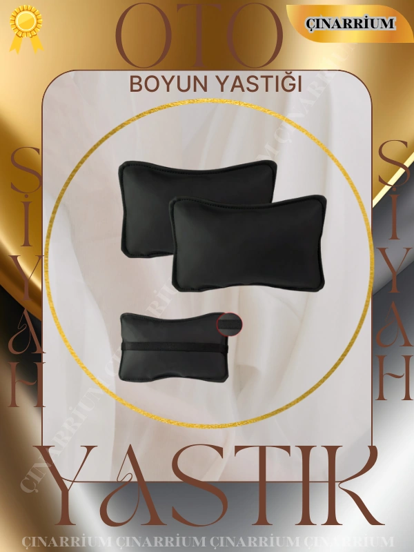 Peugeot 3008 2017 Ve Sonrası Oto Koltuk Düz Renk Boyun Yastığı 2 Adet